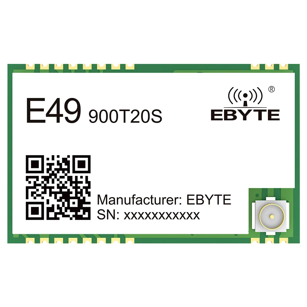 COJXU 2Pcs E49-900T20S CMOSTEK-CMT2300A 868MHz 915MHz IPEX Stamp Hole Wireless Data Transmission Module UART 20dBm SMD ISM