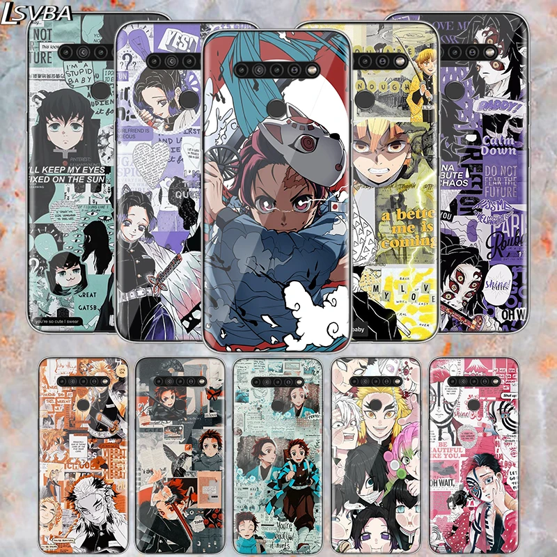 Kamado Nezuko Kimetsu No Yaiba для LG W30 W10 V50S V50 V40 V30 K50S K40S K30 K20 Q60 Q8 Q7 Q6 G8S G8X G7 G6 ThinQ чехол для телефона