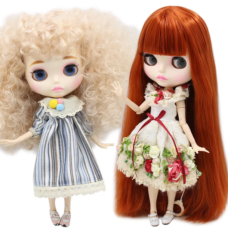 Кукла Blyth ICY DBS резные губы матовое лицо шарнирное тело 1/6 bjd ob24 аниме девушка|Куклы|