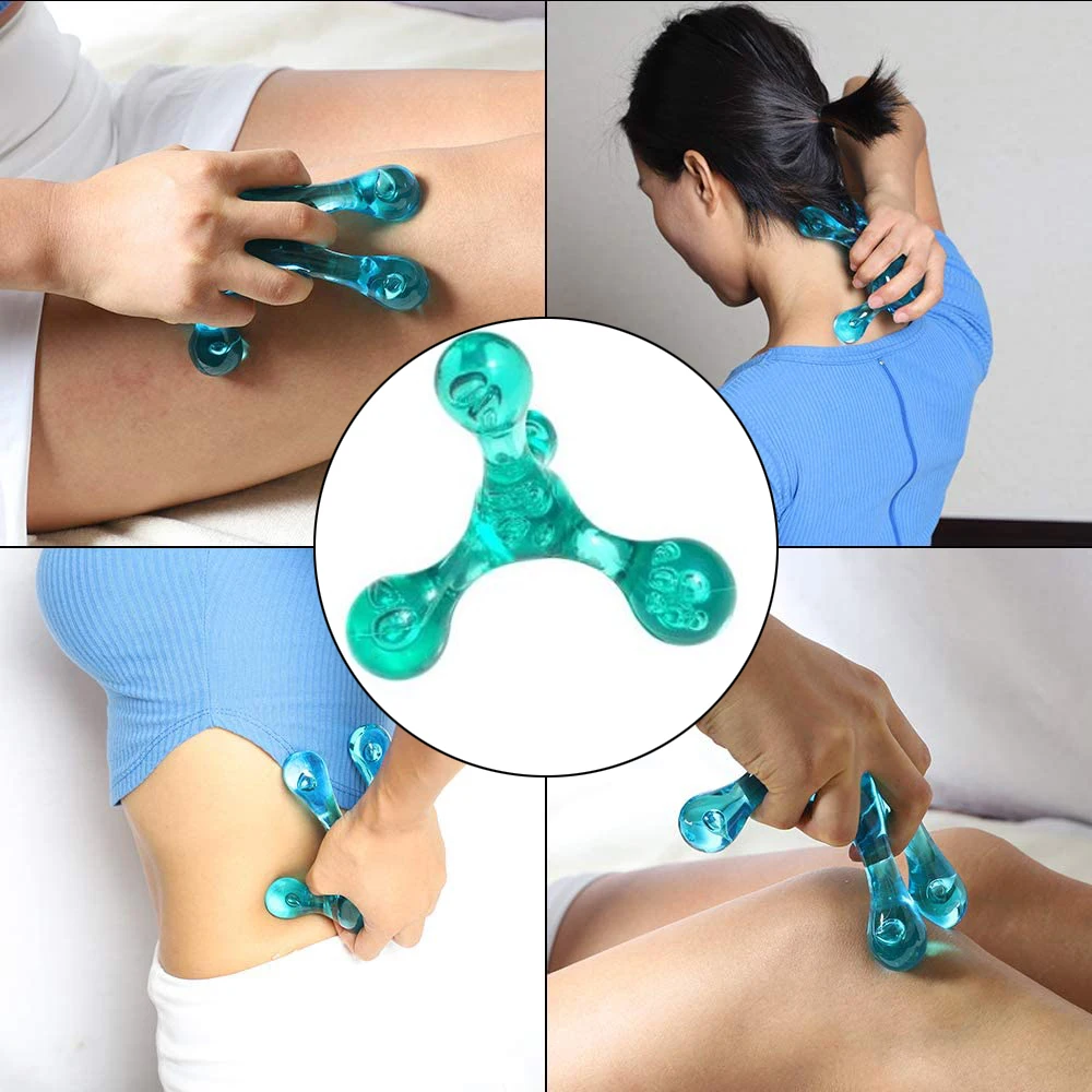

Neck Massager Muscle Stimulator Trigger point massage Practical Hand Held Back Neck Acupressure Therapy Pressure Point Massager