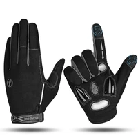 moreok cycling gloves full finger winter bike gloves 5mm sbrliquid gel padded anti slip shock absorbing touchscreen gloves bicy