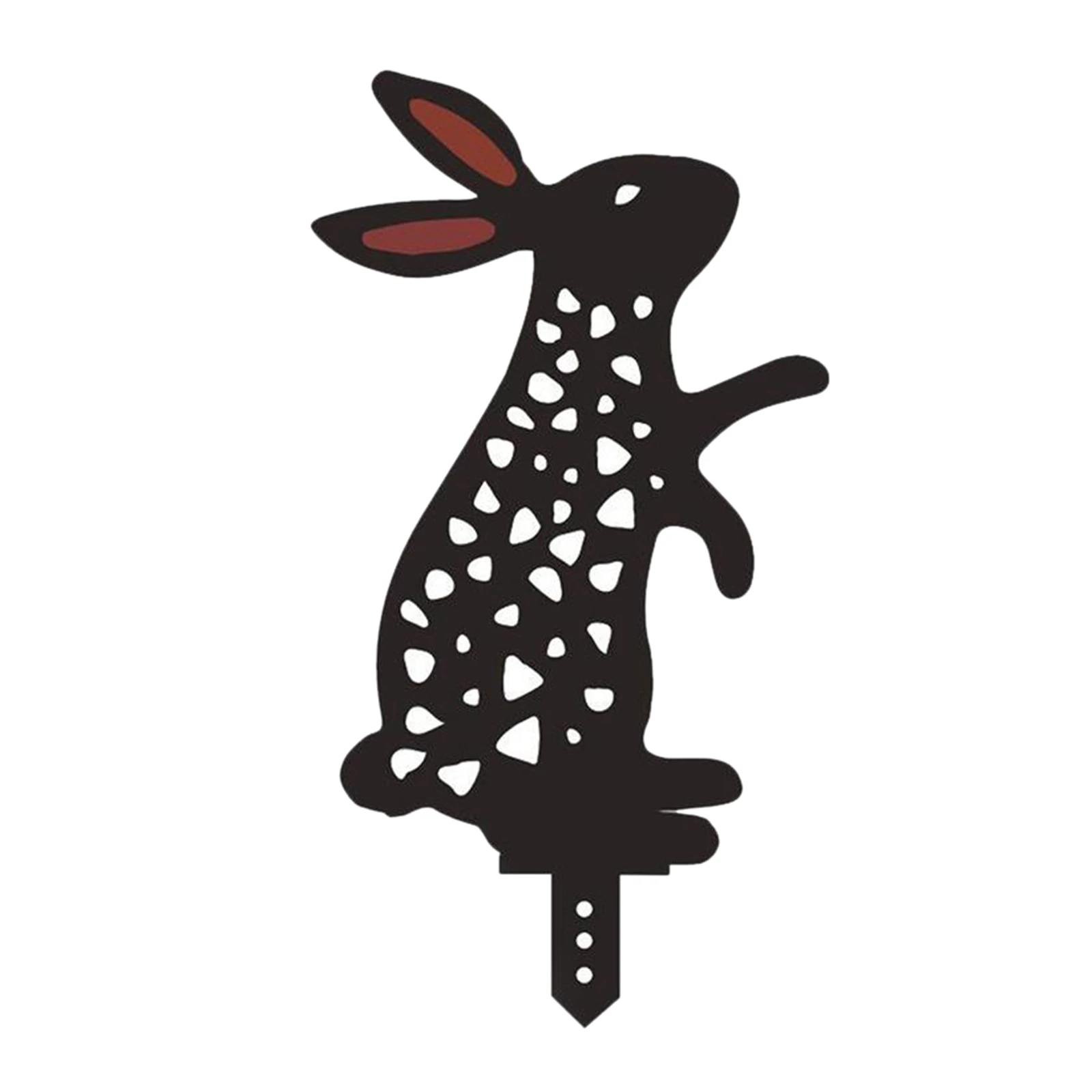 

Rabbit Stakes Silhouette Cute Decorative Garden Decor for Lawn*Outdoor Decor
