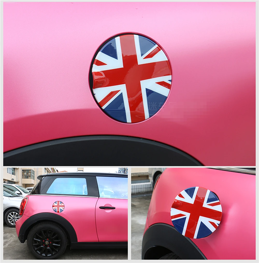 

Fuel Tank Gas Cap Cover Trim ABS for Mini Cooper R Series R55 R56 R60 1.5T 1.6T Clubman Hatchback Countryman Car Decal Stickers