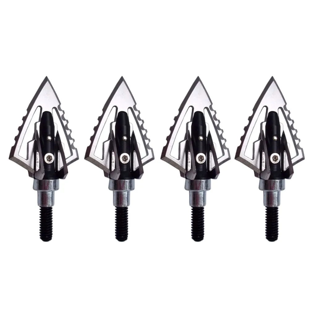 12 шт. стрельба из лука наконечник стрелы для охоты Broadhead 100 Grain Arrow советы по