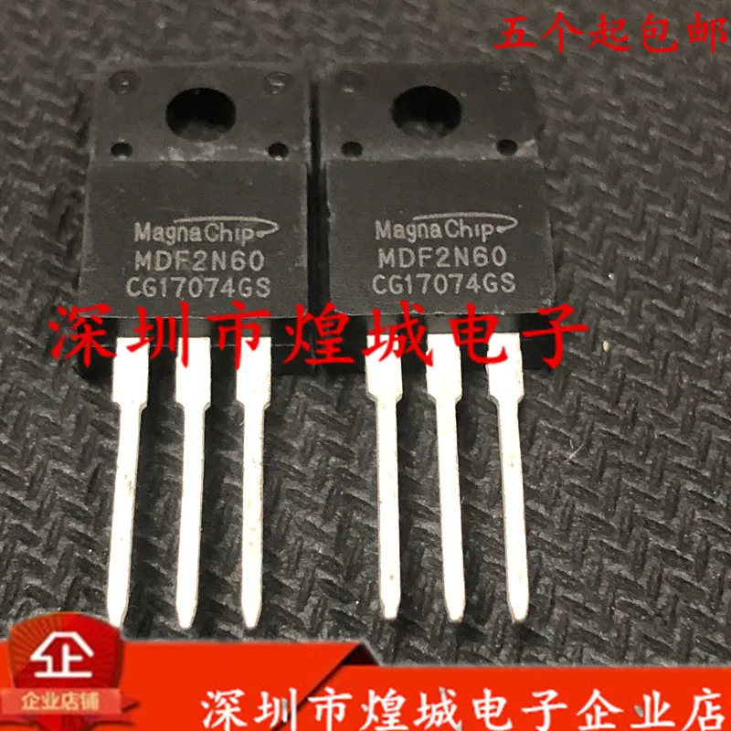 

10 шт./лот MDF2N60 TO-220F 400V 2A