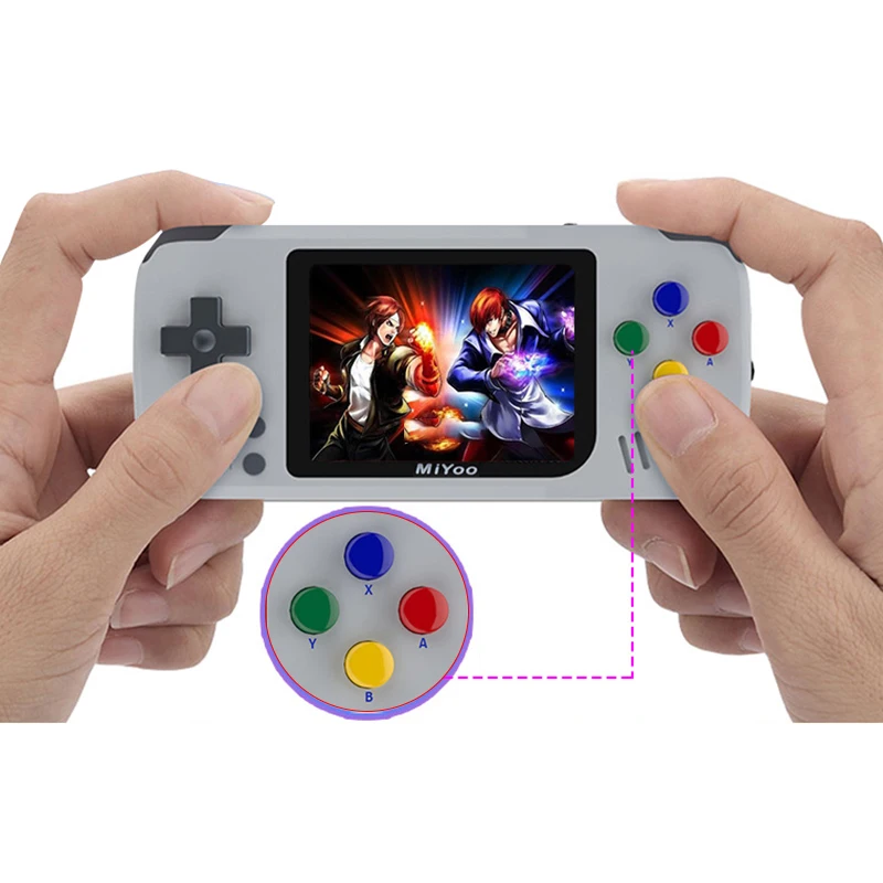 Портативный игровая консоль 2 4 дюймов прогресс сохранить MicroSD карты из ткани