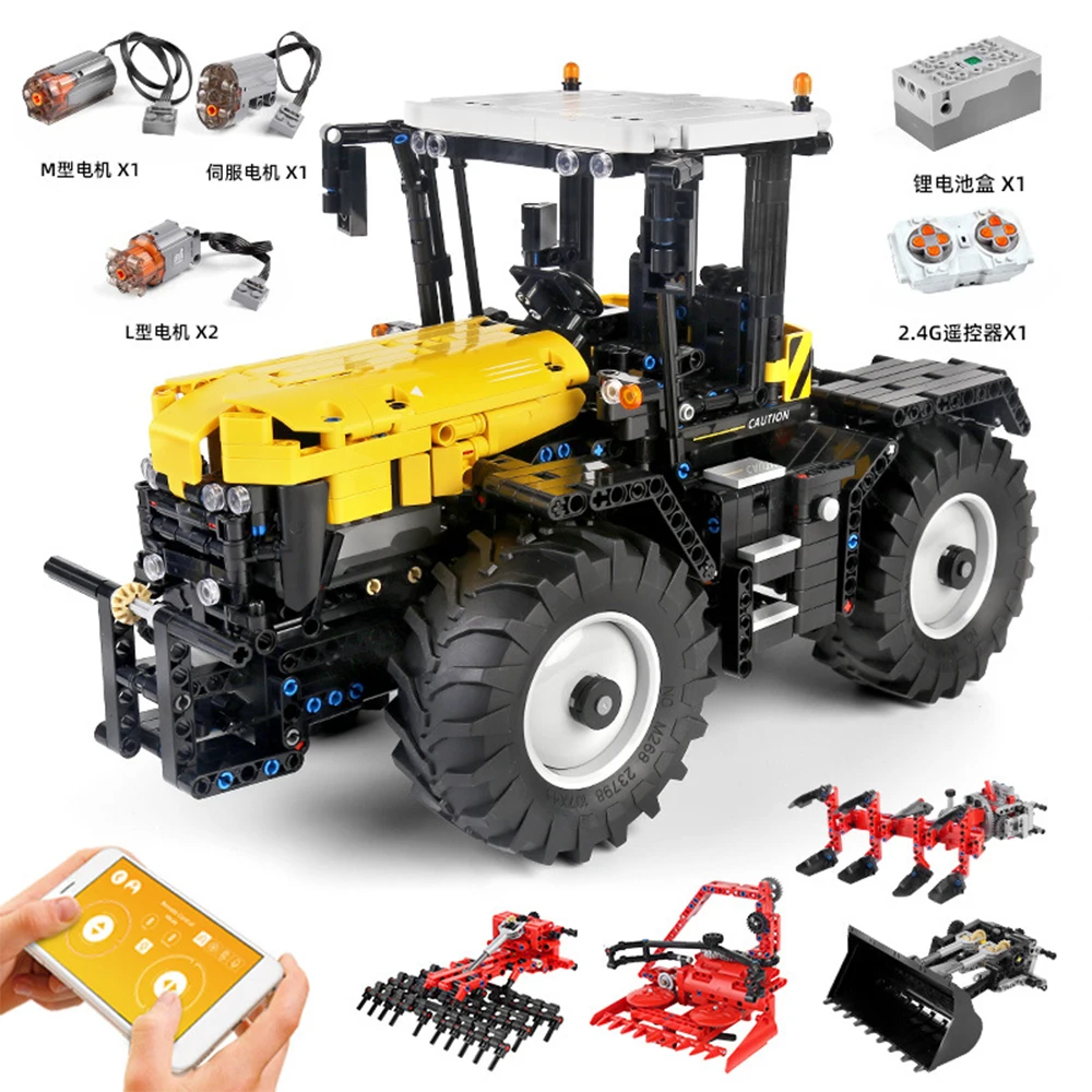 

Creator Expert High-tech City Tractor Fastrac series with 2596 pcs Formula Racing GTE Moc Modular Bricks Model Building Blocks