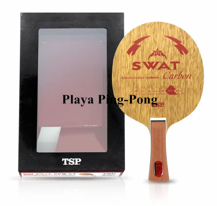 Tsp Swat Carbon Table Tennis Blade Racquet Sports Table Tennis Rackets Indoor Sport Carbon Blade