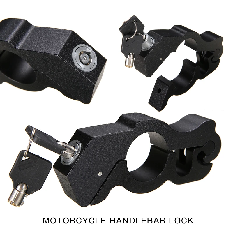 

1 шт., универсальный Противоугонный алюминиевый руль для мотоцикла