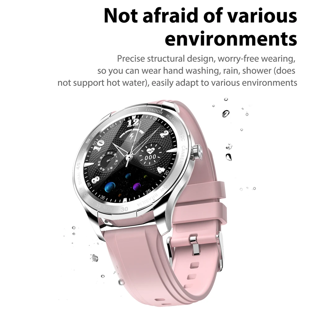 

2020 T50 Smart watch women IP67 weaterproof 1.3 inch full touch screen 180 mah long standby smartwatch men for android ios