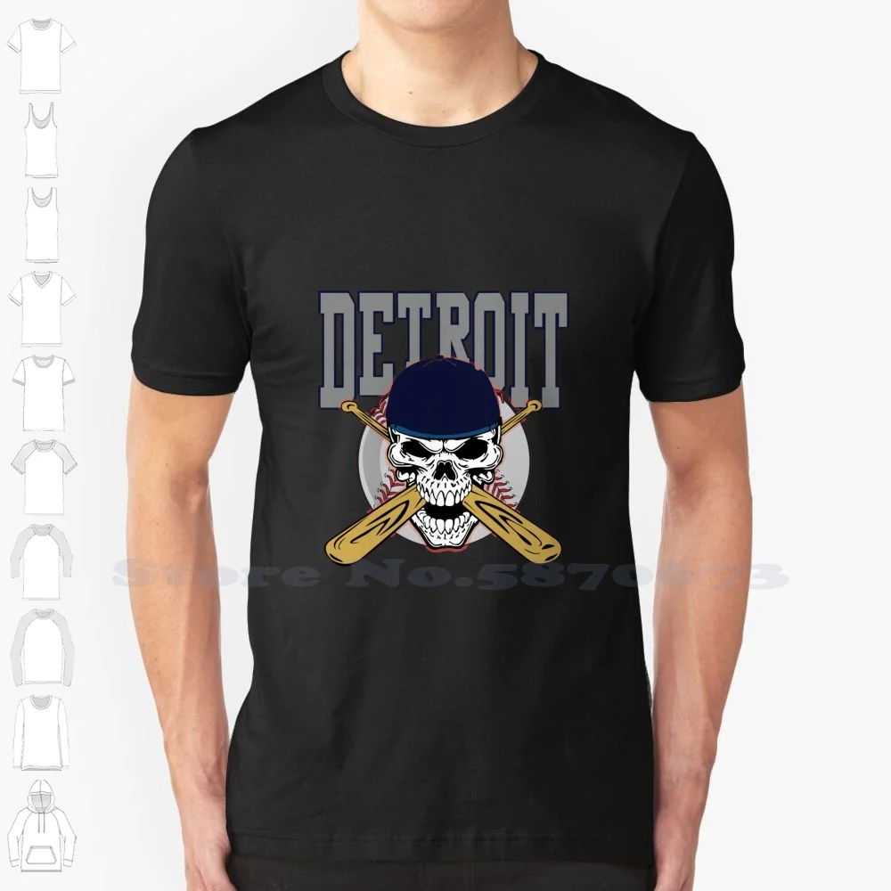 

Detroit Baseball Skull Fashion Vintage Tshirt T Shirts Detroit Baseball Baseball Detroit Detroit Detroit Baseball Tigers