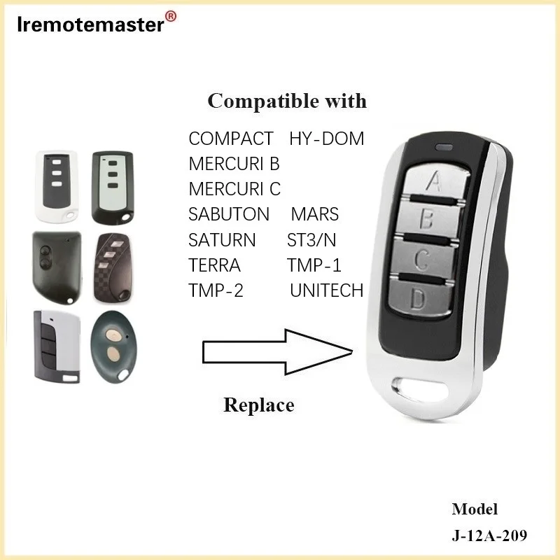 

Multifrequency Garage Door Remote Control Fixed&Rolling Code For AERF