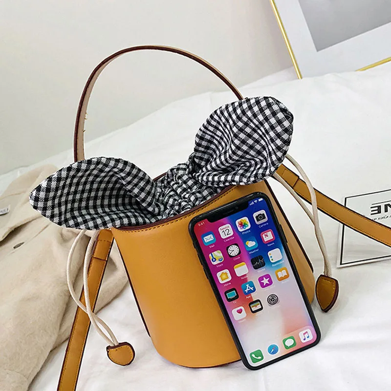 Универсальная сумка для телефона в форме коробки на шнурке женские сумки-ведро