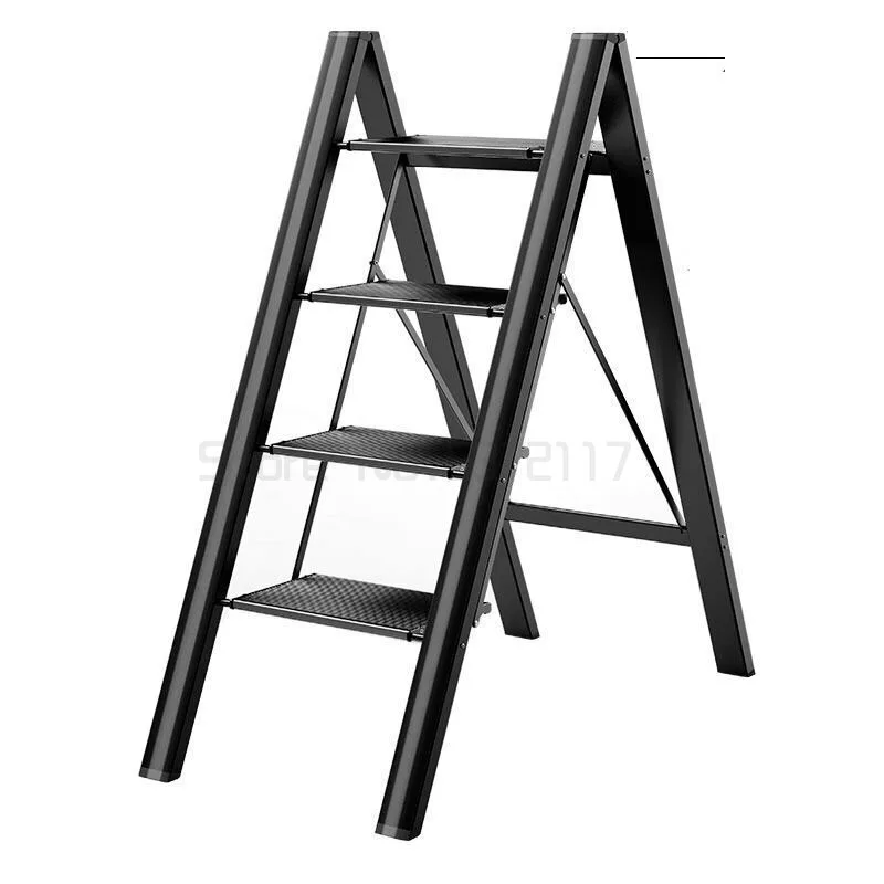 

Ультратонкая многофункциональная складная лестница, домашняя лестница в елочку, утолщенная стойка из алюминиевого сплава, трехступенчаты...