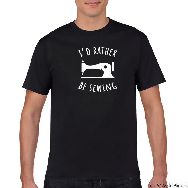 

Смешная Мужская футболка с принтом я бы предпочитал Шитье