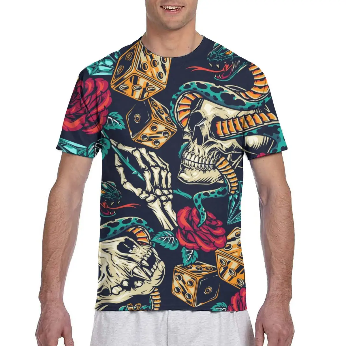 Новое поступление популярные винтажные татуировки кости скелет средневековый