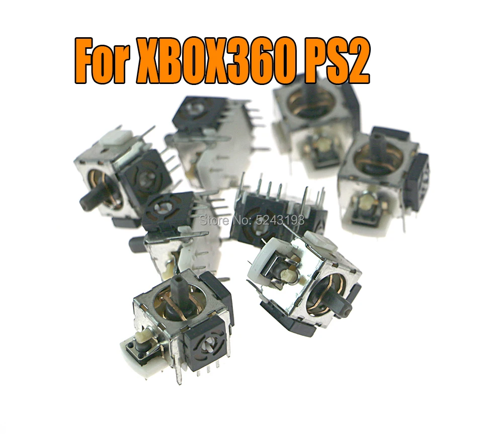 2 шт. OEM 3D аналоговые зеркальные модули замена потенциометра для XBOX 360/ PS2 ALPS