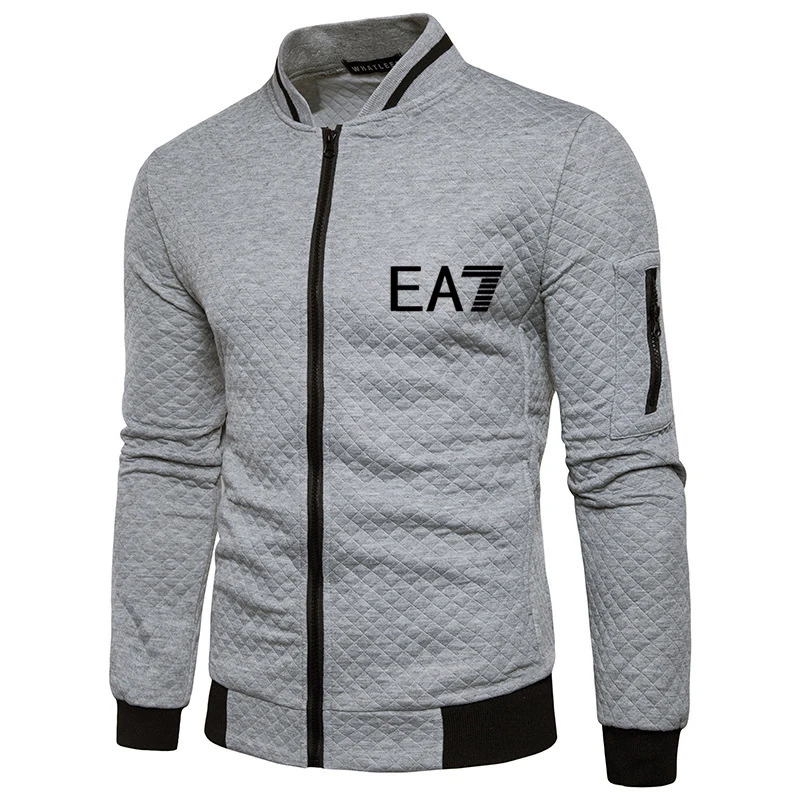 

Spring And Autumn Men's Stand-Up Collar Zipper Jacket Coat Casual Sports Fashion Trend Zipper Cardigan