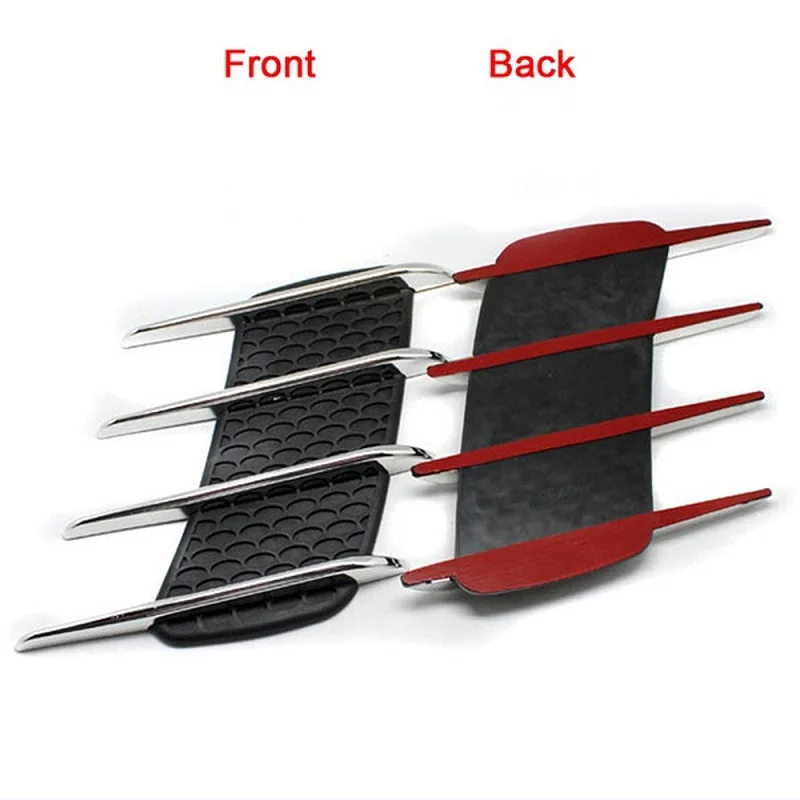 2 шт./компл. автомобиля 3D декоративные наклейки Акула Гилл моделирования