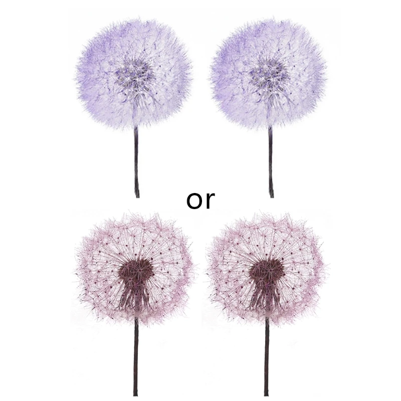 

2 Pcs Crystal Epoxy Filler Dandelion Dry Flower DIY Resin Mold Filling Material 16FF