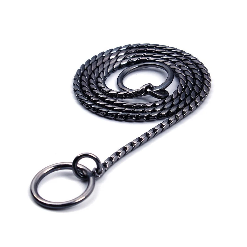 Цепочка для собаки змеи тренировочный ошейник типа P металлическая медная цепь