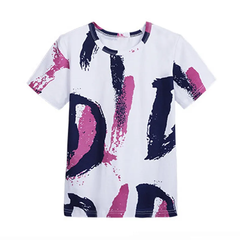 Модные футболки для мальчиков Детская летняя одежда футболка с короткими