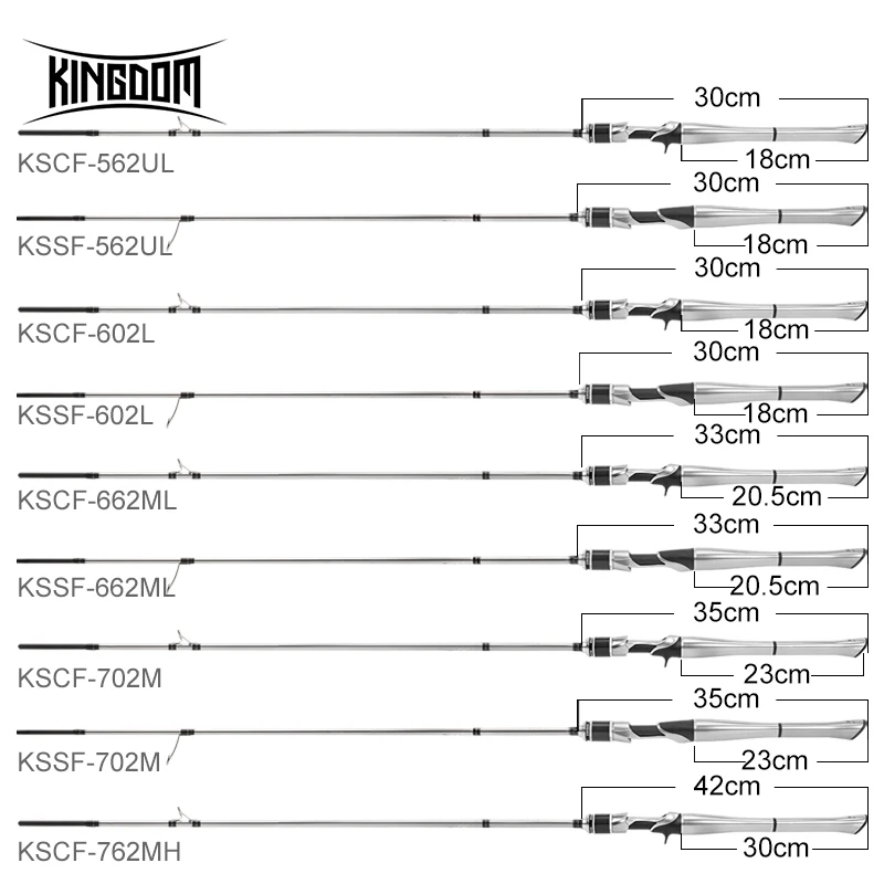 Kingdom SILVER NEEDLE Удочка Сверхлегкая быстродействующая спиннинговая удочка