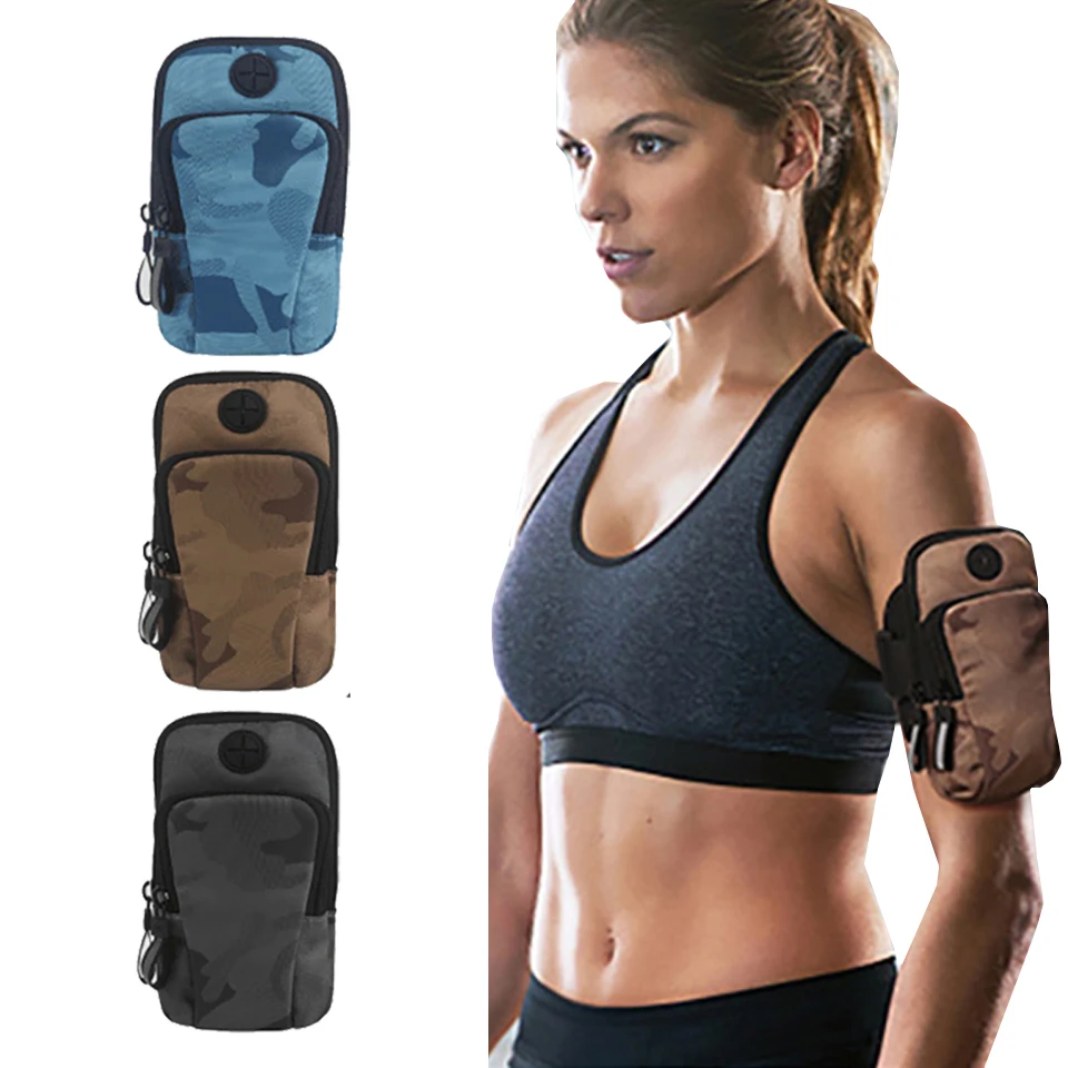 

Universal Armband Outdoor Sports Gym Sports Running Jogging Arm Bag Phone Case Holder Mobile Bag Smartphone Under 7.0 in Arm Bag