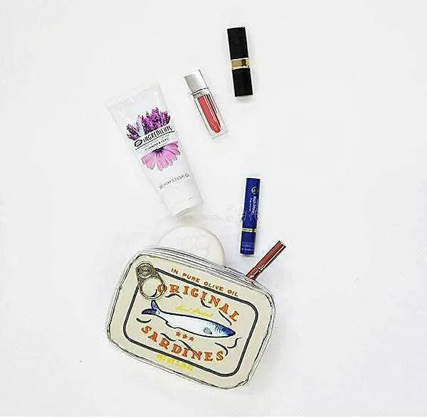 Большая вместимость милые консервированные мешки для фруктов с сардиной