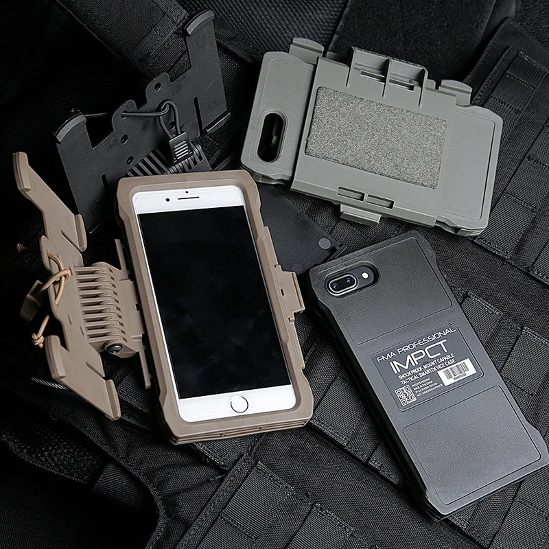 Чехол для телефона FMA Airsoft IPhone Новый чехол мобильного Molle 7/8Plus / XS Max уличный