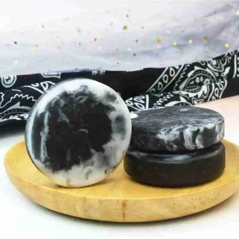 

Volcanic clay coffee slimming soap bar skin whitening clear body anti bacterial