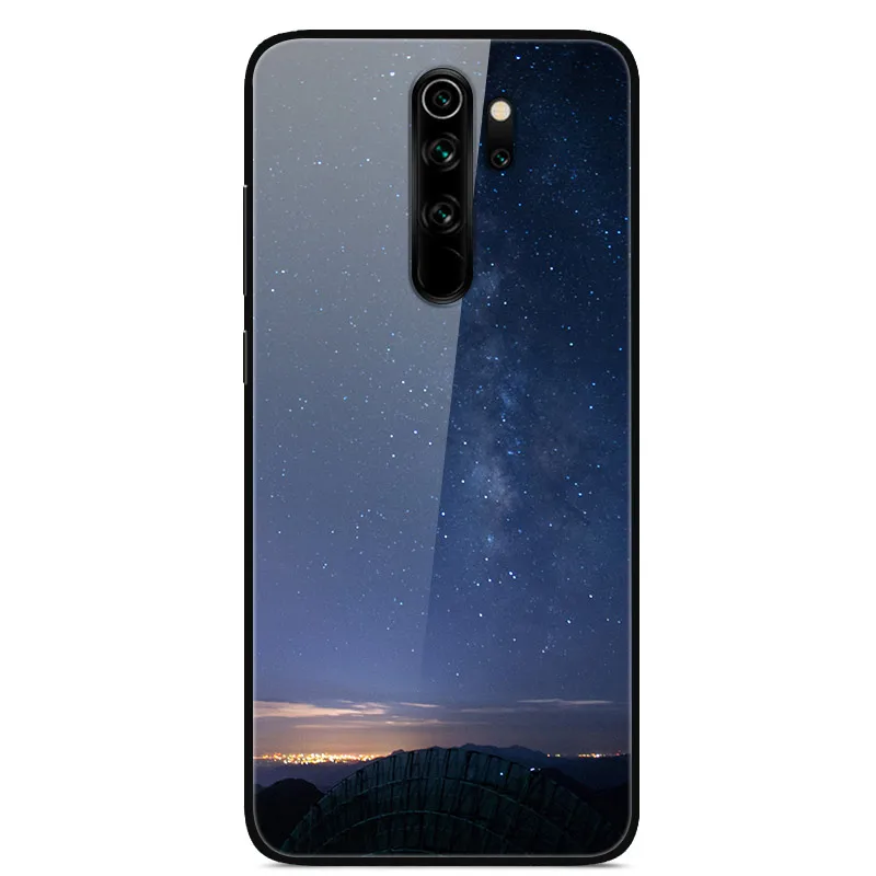 43 Redmi Note 8 Pro Чехол 6,53 ''стекло твердая задняя крышка для Xiaomi Redmi Note 8 Pro чехлы для телефонов силикон бампер Fundas Redmi Note8 8T - Цвет: 43