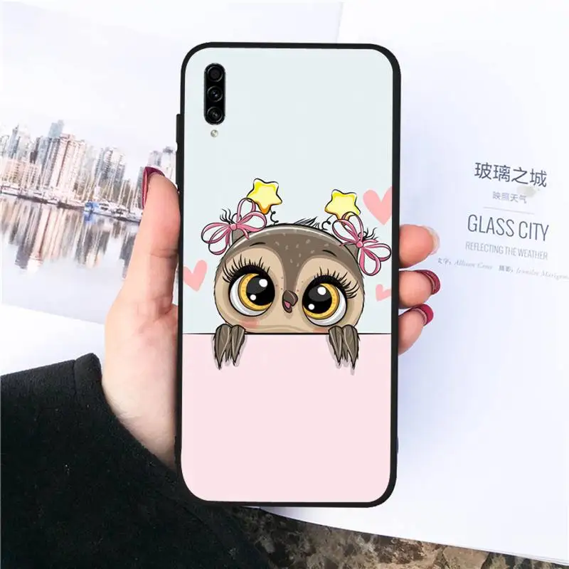 

Cute Owl Hearts Lover Phone Case For Samsung galaxy S 21 20 10 8 A 50 21s 51 71 70 40 20 20e note 10 plus Ultra 5g fe