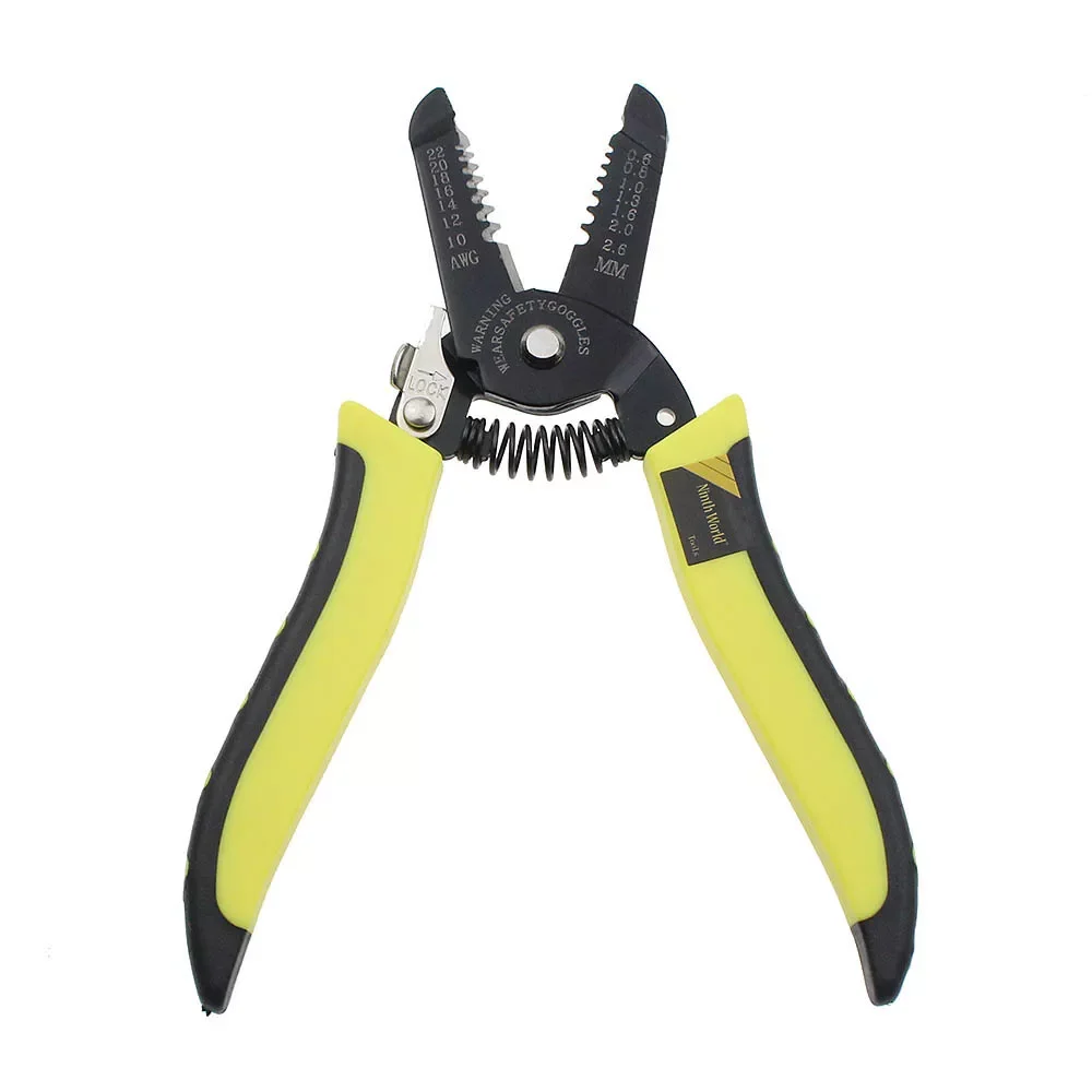 

7inch Portable Multifunctional Cable Wire Stripper Pliers Crimper Cutter Tool 0.9-6mm2