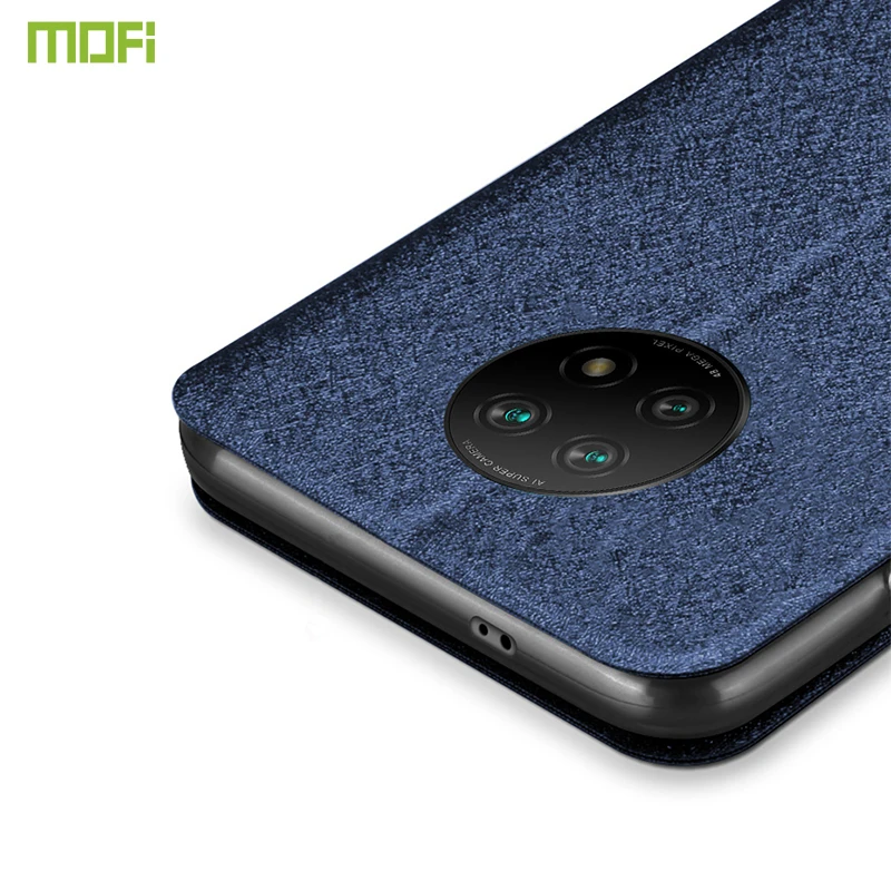 mofi for redmi note 9t 5g flip case phone holder cover for xiaomi redmi note 9t 5g case silicone flip pu leather full protection free global shipping