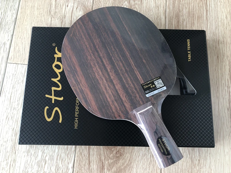 Stuor Ebony 7 слоев чистого дерева ракетки для настольного тенниса пинг-понг профессиональный тренировочный нож