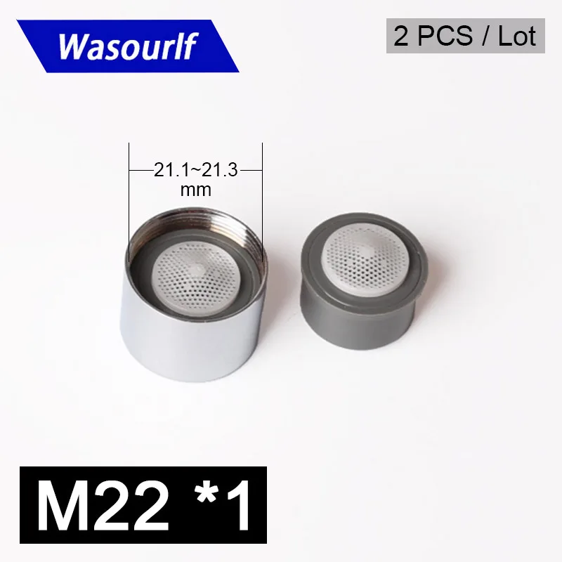 Wasourlf 2Pcs M22*1 Female Threat 3L Water Saving Aerator For Faucet Tap Accessories Brass Shell With Plastic Core Kitchen