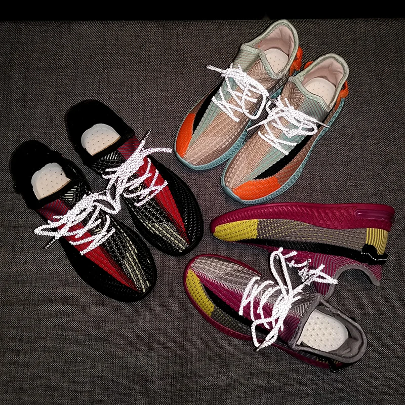 

2021 Fashion Ladies Colorful Color Coconut Shoes Lightweight AIR Wear-resistant Running Shoes Breathable Mesh Walking Shoes