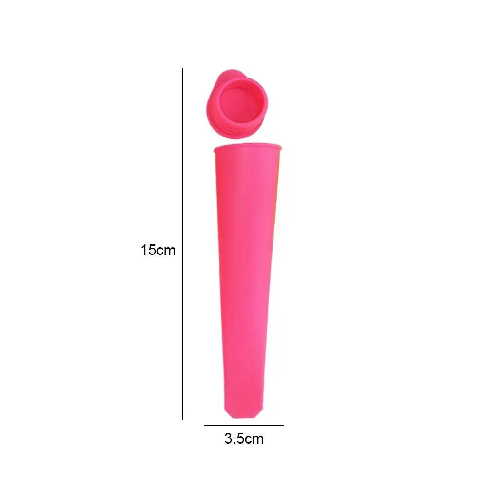 

One Pcs Creative Popsicle Mold Ice Cream Mold Household Popsicle Silicone Dessert Stick Mold With Ice Diy Mold Cream O5L8