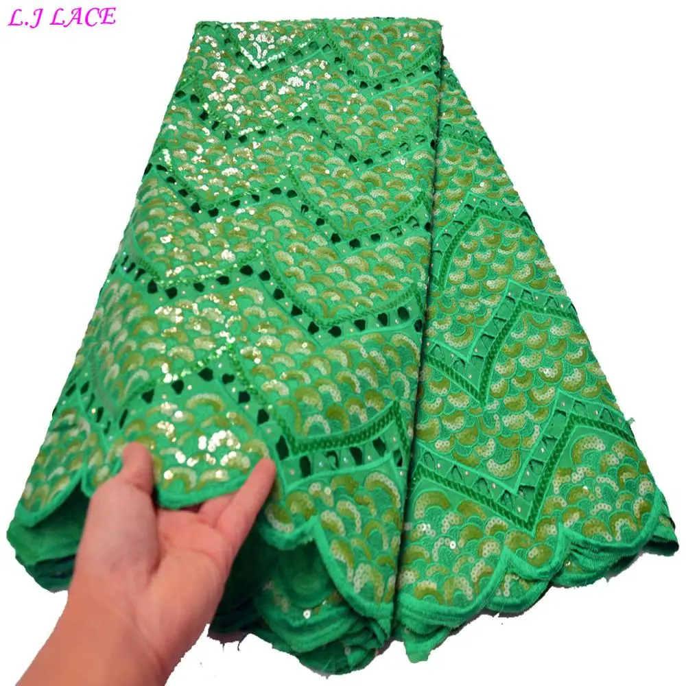 

High quality sequins fish scale design embroidered cotton material home art DIY organza lace fashion lace fabrics