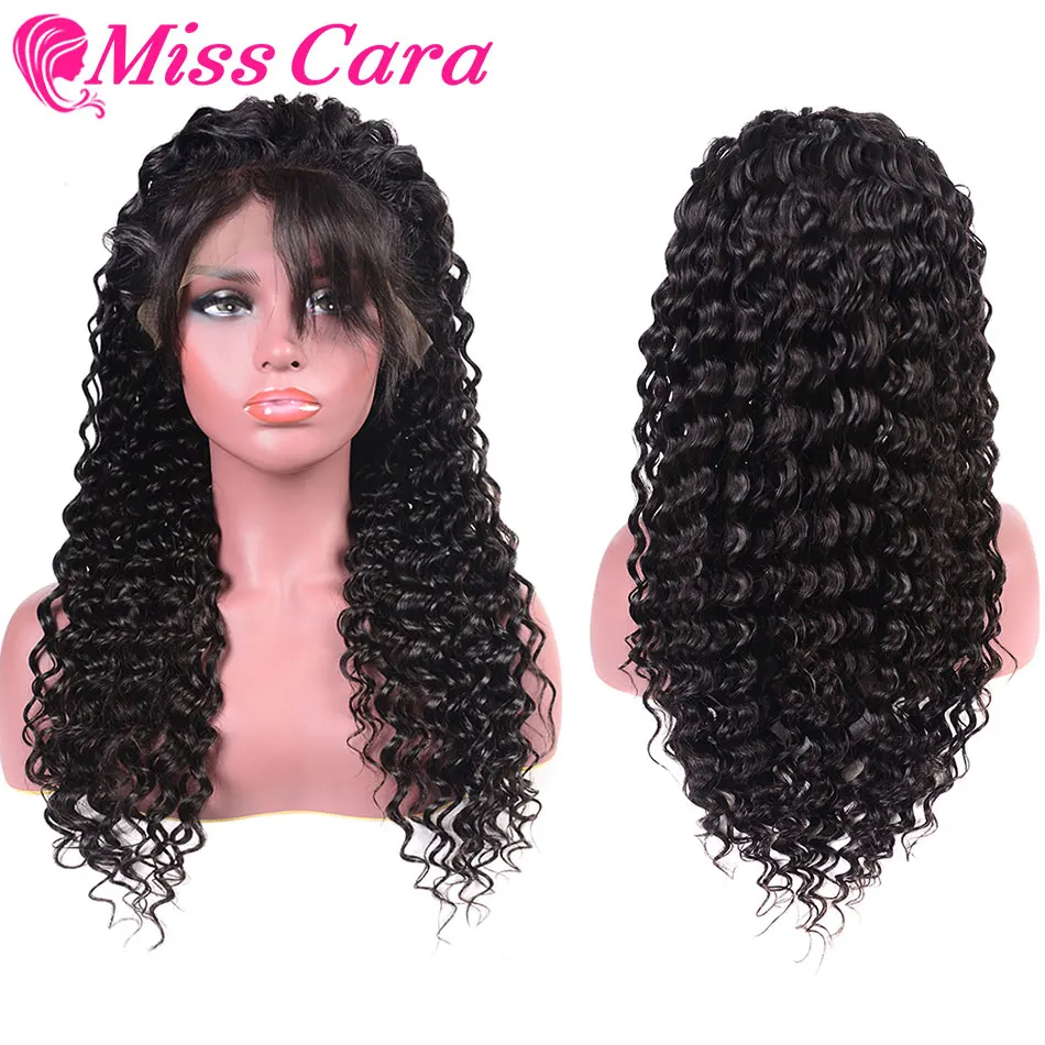 Парики для волос Miss Cara Remy перуанские волосы с глубоким волнистым кружевом