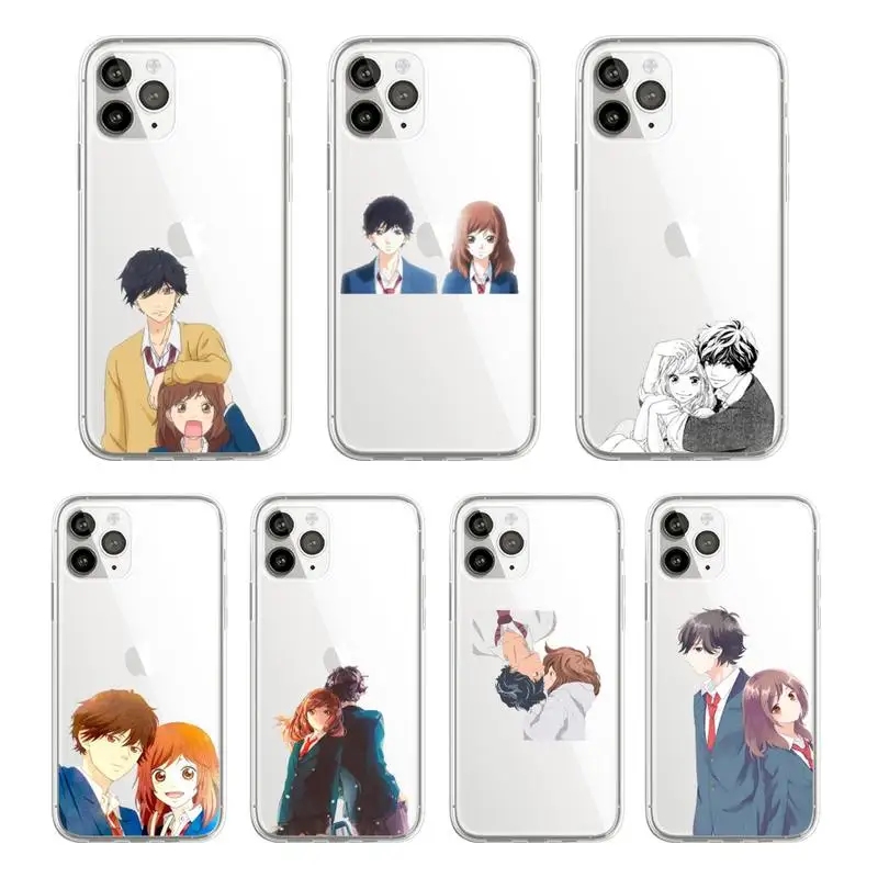 

Ao Haru Ride Japan anime Phone Case Transparent soft For iphone 12 11 13 7 8 6 s plus x xs xr pro max mini