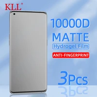 1 3pcs 10000d full cover matte hydrogel film for oppo reno 6 5 find x3 x2 neo a74 a53 realme gt 8 7 6 q3 pro c3 screen protector