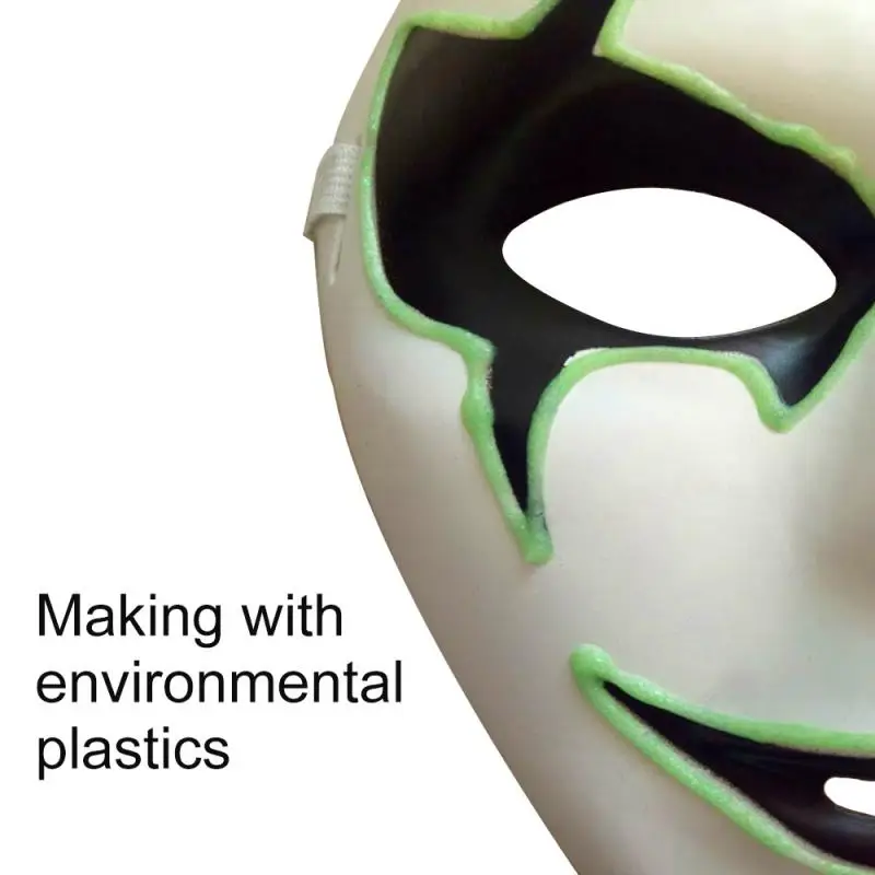 Маска для Хэллоуина украшение светящиеся маски косплея из фильма ужасы|Маски