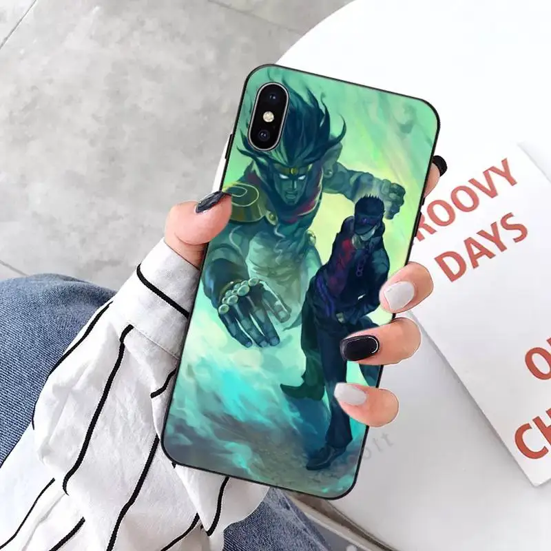 

Jotaro Kujo Jojo's Bizarre Adventure Phone Cases for iPhone 11 12 mini pro XS MAX 8 7 6 6S Plus X 5S SE 2020 XR