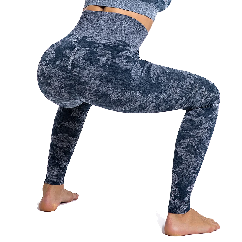 

Women Clothing Seamless Leggings High Waist Camouflage Tights Gym Fitness Yoga Pants Workout Running Gymshark Activa Trousers