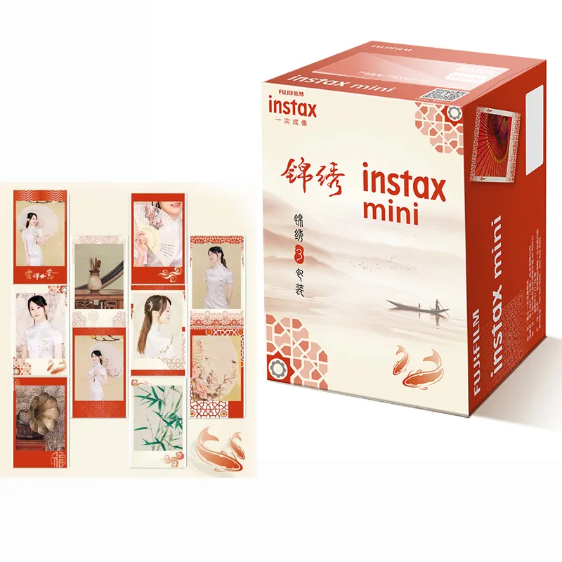 10 листов fuji fujifilm instax mini Color edge fims для instant camera mini 7s 25 50s 8 90 фотобумага - Цвет: JinXiu