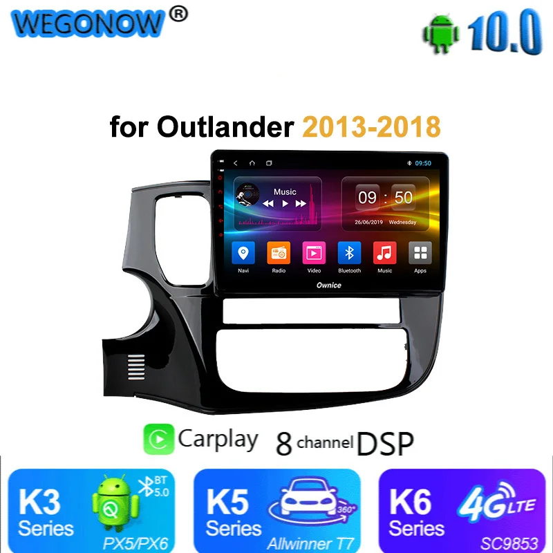 Ownice Android 10 Автомобильный GPS Видео плеер навигационная карта carplay 4G LTE 360 панорама DSP