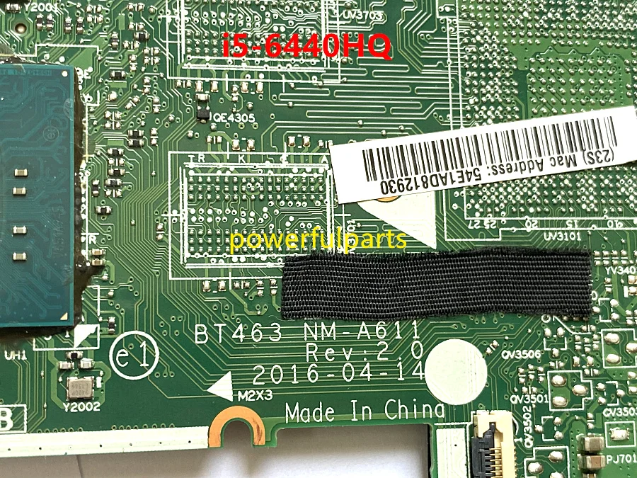 

thinkpad T460P FRU: 01YR827 DT463