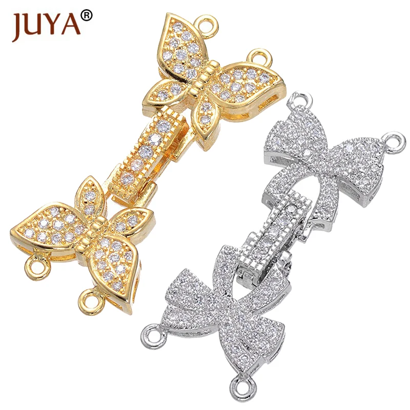 Золотые розовые золотые застежки бабочки для изготовления ювелирных изделий